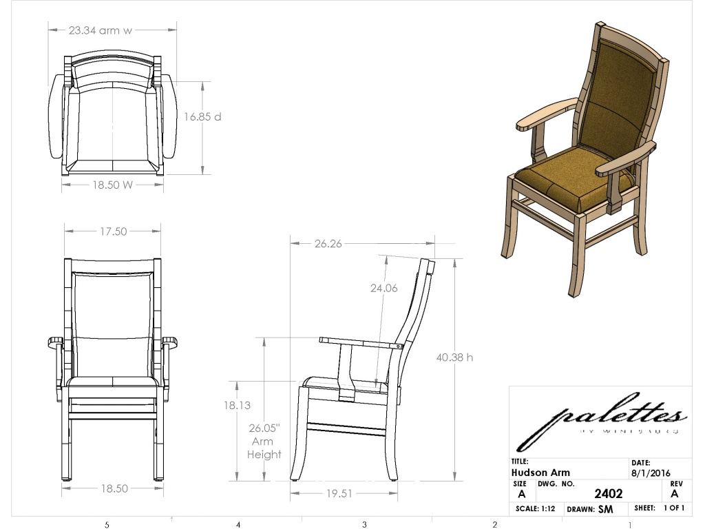 Hudson Arm Chair - image 1